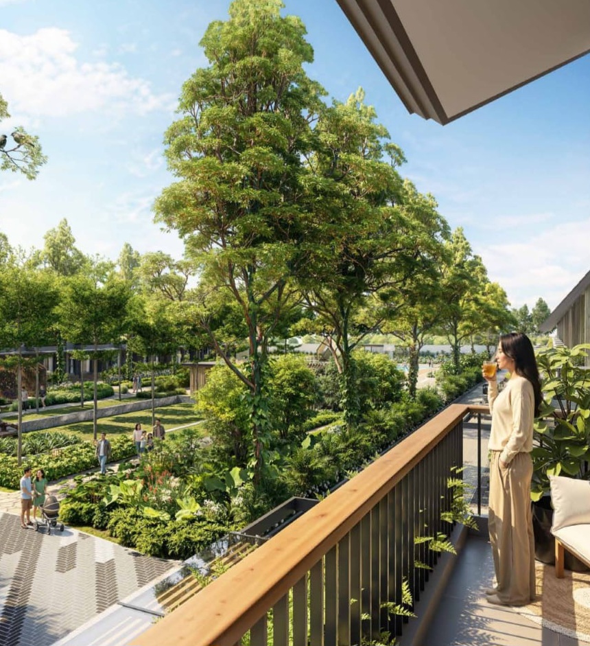 Pemandangan Balkon Rumah Forestine