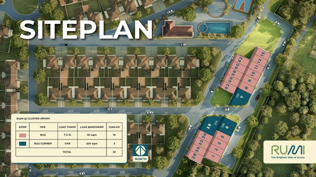 Siteplan RUMI Alam Sutera